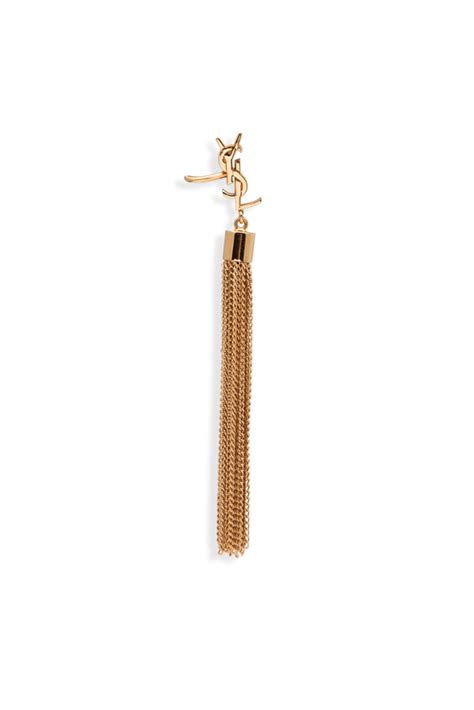 Saint Laurent YSL Tassel Earrings 